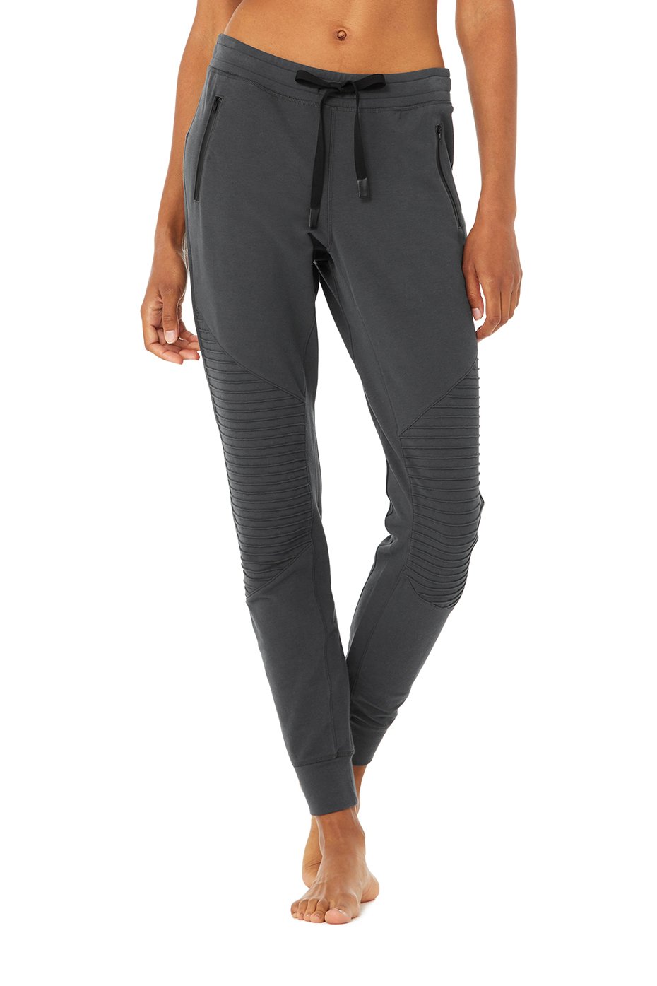Urban Moto Sweatpant in Anthracite by Alo Yoga Ballet