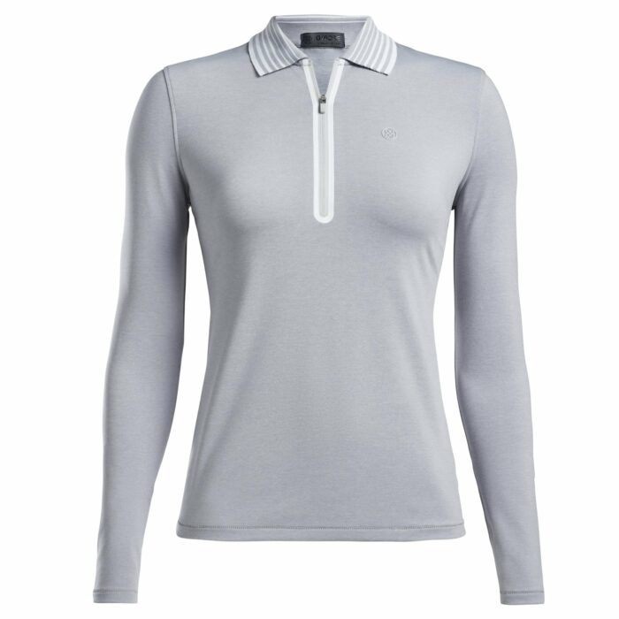 G/FORE Featherweight Zip Polo | Ballet for Women