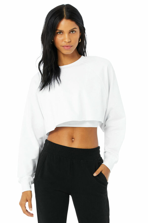 Double Take Pullover Top in White by Alo Yoga | Ballet for Women