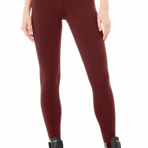 High-Waist Airlift Short in Hot Cocoa by Alo Yoga