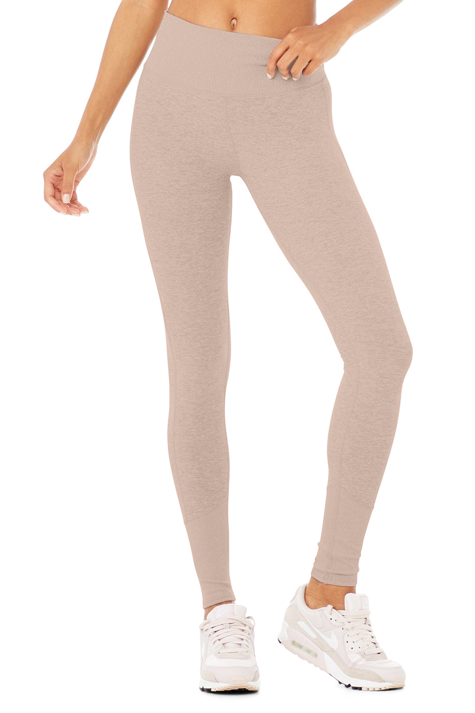 Buy Alo Yoga® 7/8 High-waist Alosoft Lounge Legging - Zinc Heather At 29%  Off