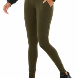 High-Waist Moto Legging in Olive Branch by Alo Yoga
