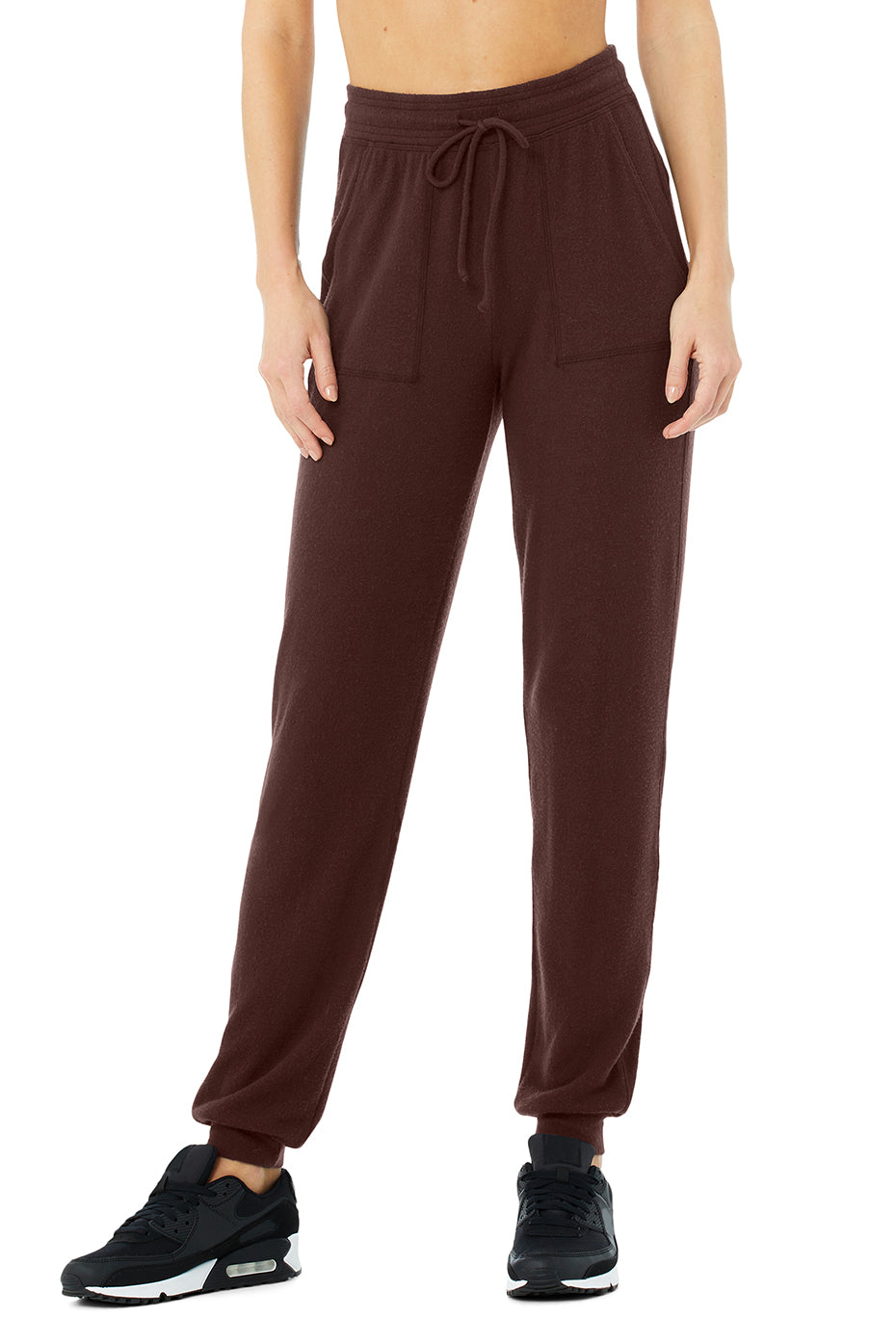 Soho Sweatpant in Cherry Cola by Alo Yoga