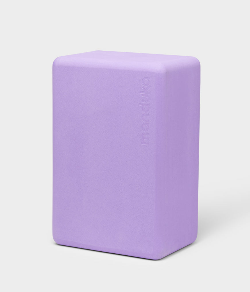 Recycled Foam Yoga Block Paisley Purple / 4 x 6 x 9