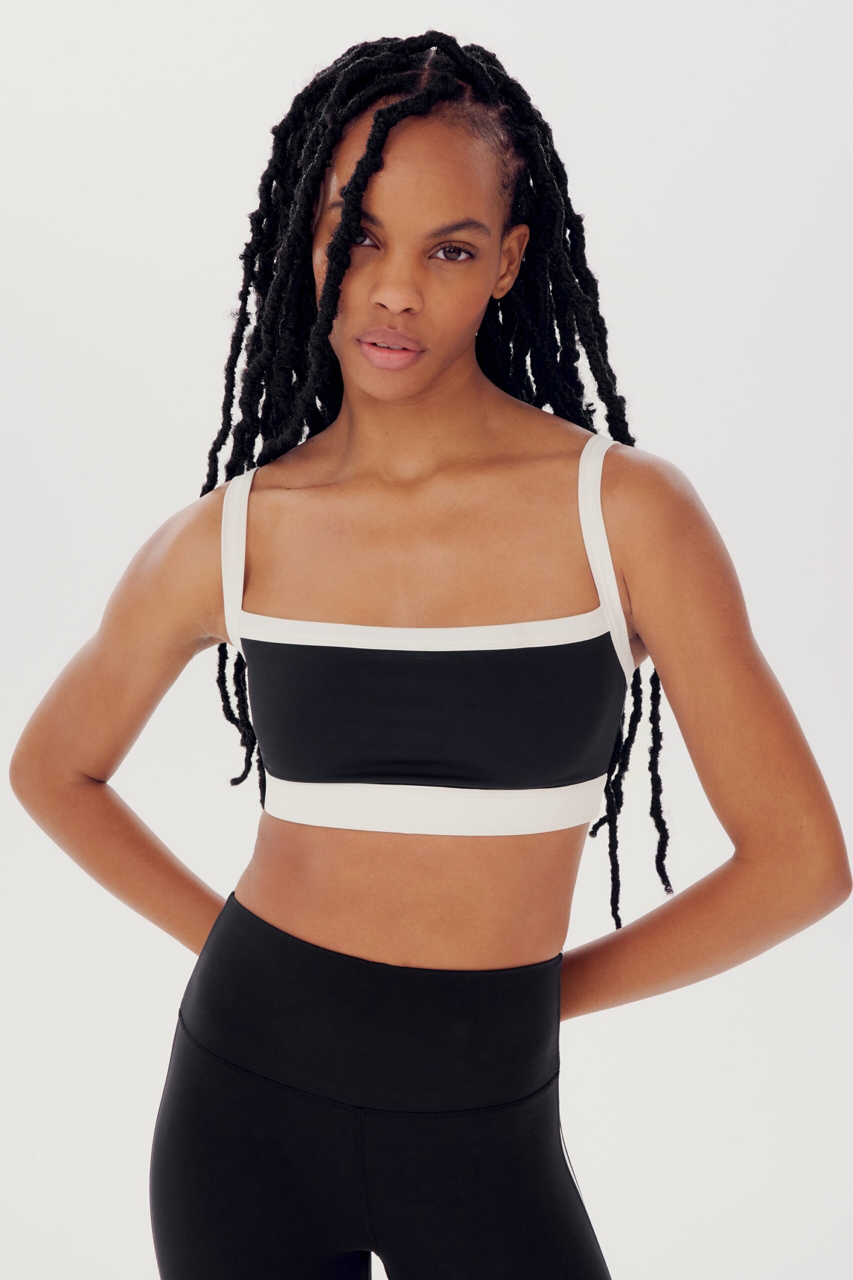 SPLITS59 | Monah Rigor Bra - Black/White