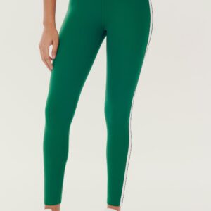 SPLITS59 | Clare High Waist Rigor 7/8 - Arugula/White