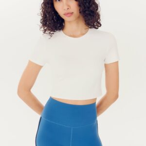 SPLITS59 | Airweight S/S Crop - White
