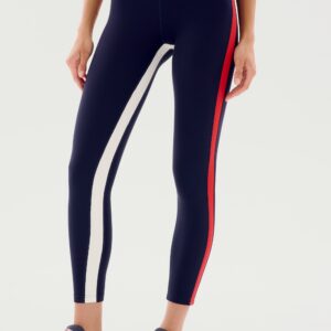 SPLITS59 | Sam High Waist Rigor 7/8 - Indigo/White