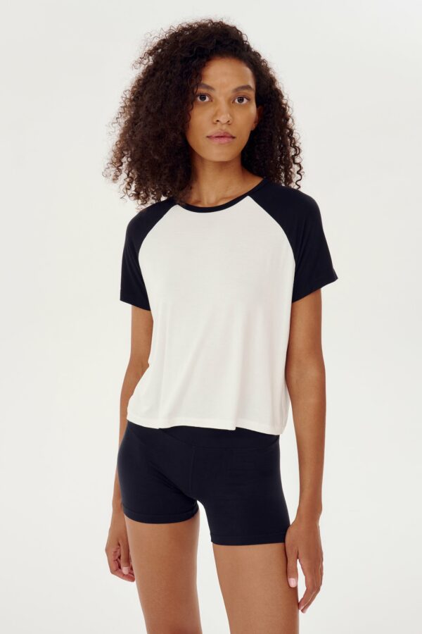 SPLITS59 | Baseball Jersey Tee - White/Black